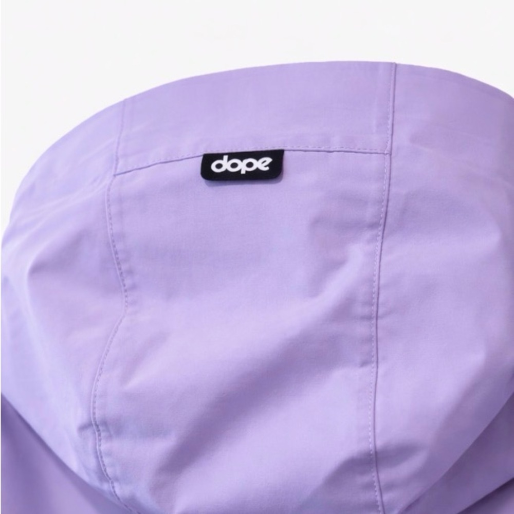 DOPE Women's Light Purple Ski Jacket - Picture 4 of 5
